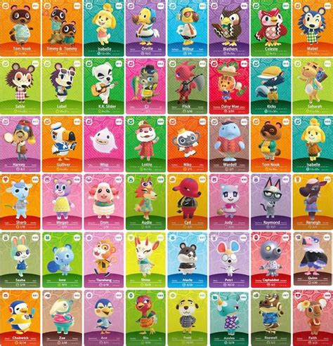 nfc cards for animal crossing|animal crossing amiibo cards checklist.